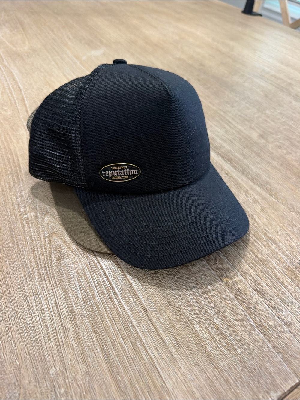 Official Taylor Swift Reputation Stadium Tour Black Trucker Hat Cap Merch ✨RARE✨